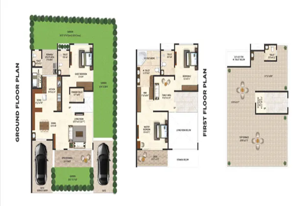 villa Type 3 Floor Plan
