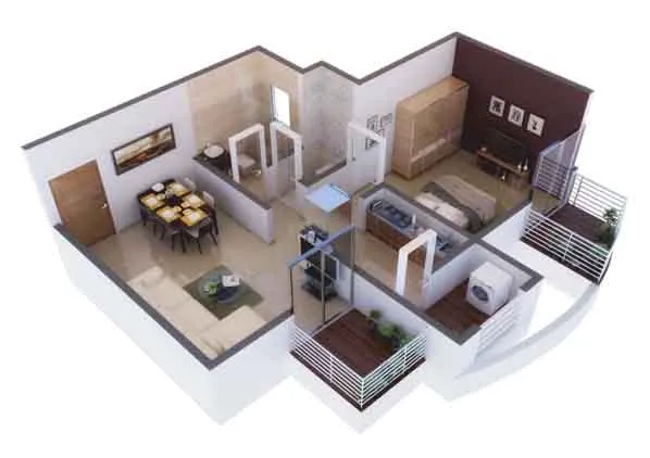 1bhk Floor Plan