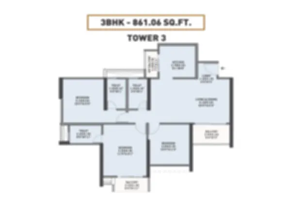 3bhk Floor Plan